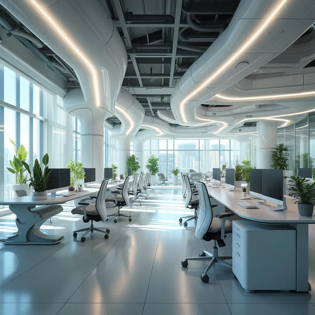 Oficina moderna y tecnológica de InnovaConsult