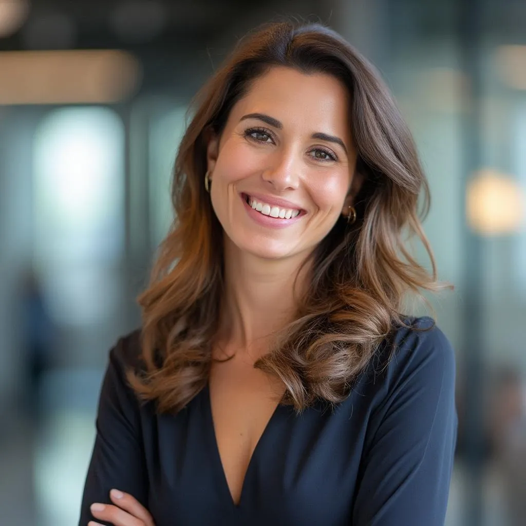 Cliente Laura Jiménez sonriendo